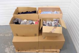 Quantity of Knitted Goods as Photographed. Includes Hats, Scarfs, Shawls, Fingerless Gloves, Gloves