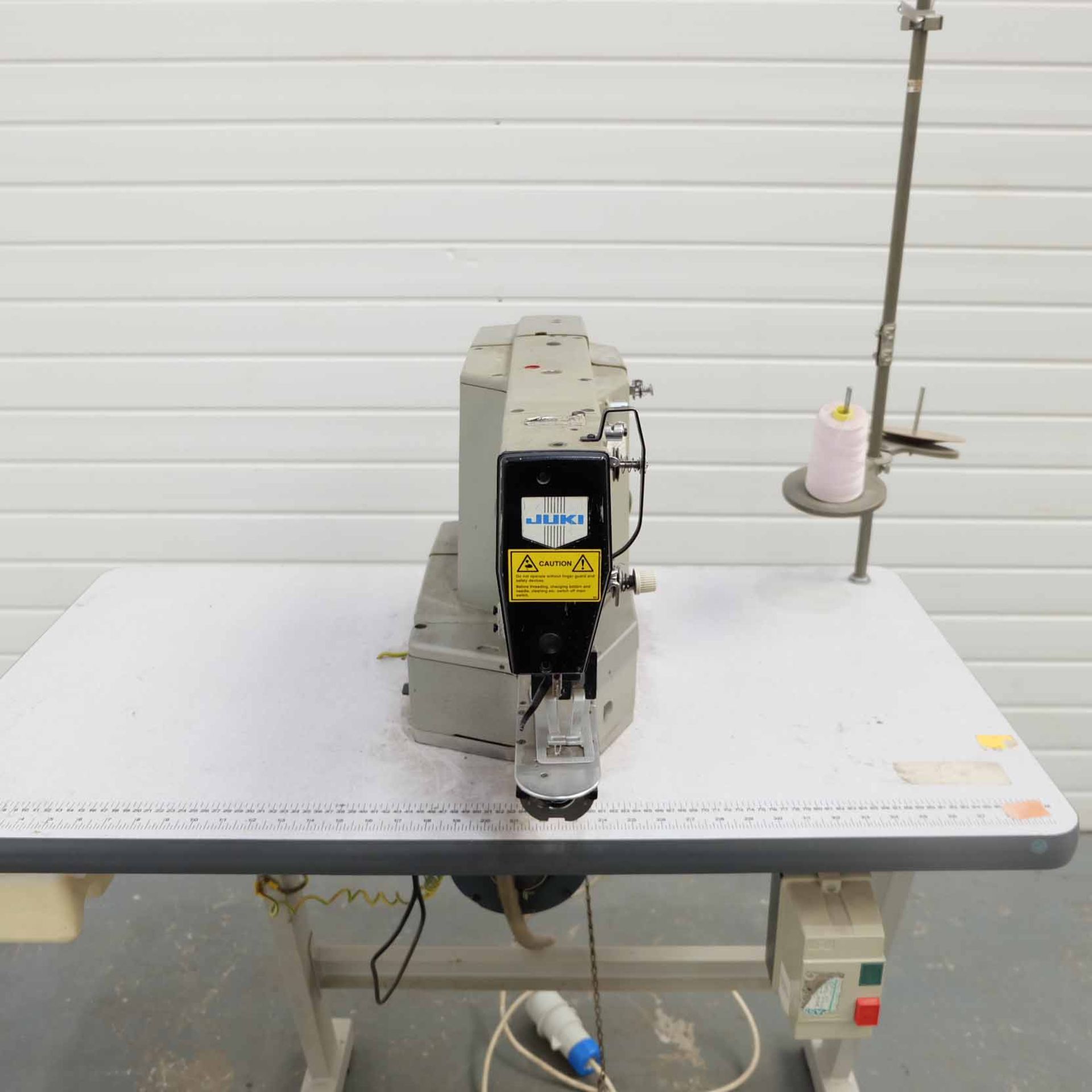 JUKI LK-1852 High Speed 1-Needle Cylinder Bed Lockstitch Bar Tacking Sewing Machine. Single Phase. - Image 4 of 11