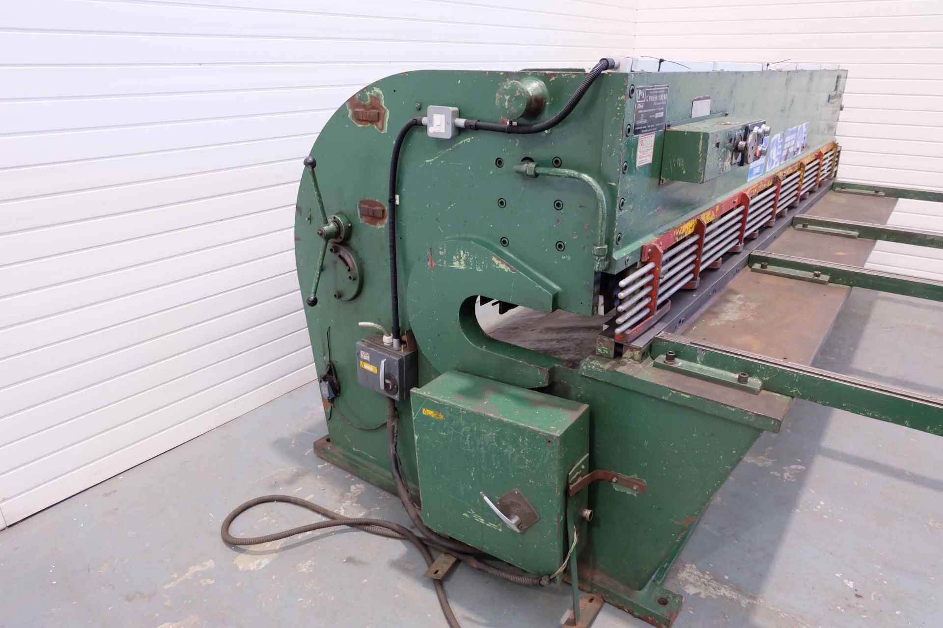 ELGA HYDRASHEAR 10' Guillotine. Power Back Gauge. 4 x Arms. - Image 8 of 13
