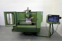 Mikron WF31D Fully Universal CNC Milling Machine With Removable Indexing Head. 40 INT Spindle Taper