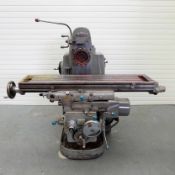 Cincinnati 205-12 M. UNIV-LL Universal Milling Machine. Table Size 54 3/8