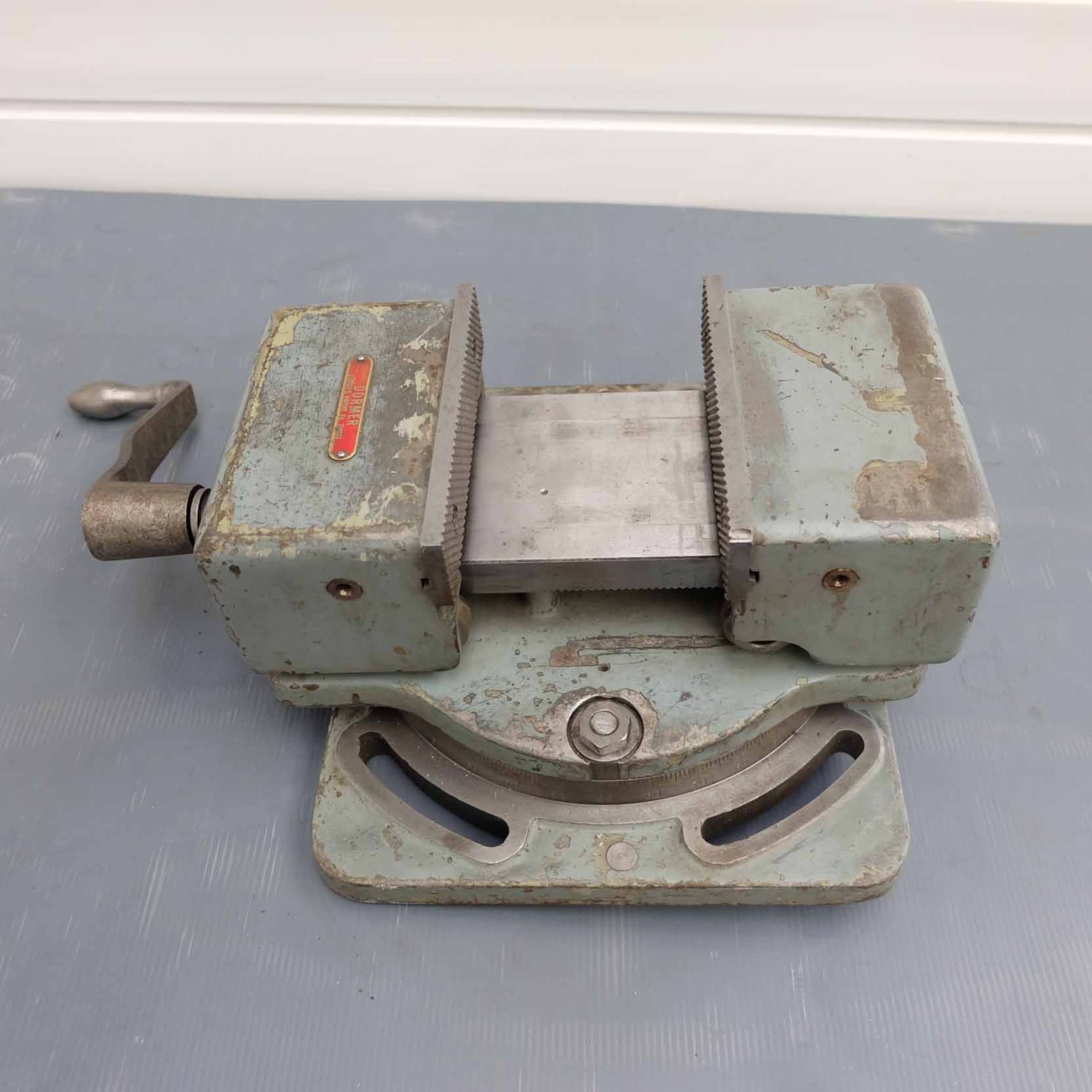 Dormer Heavy Duty 6 1/4" Quick Release Machine Vice on Shaper Style Swivelling Base. Jaw Width 6 1/4 - Image 6 of 7