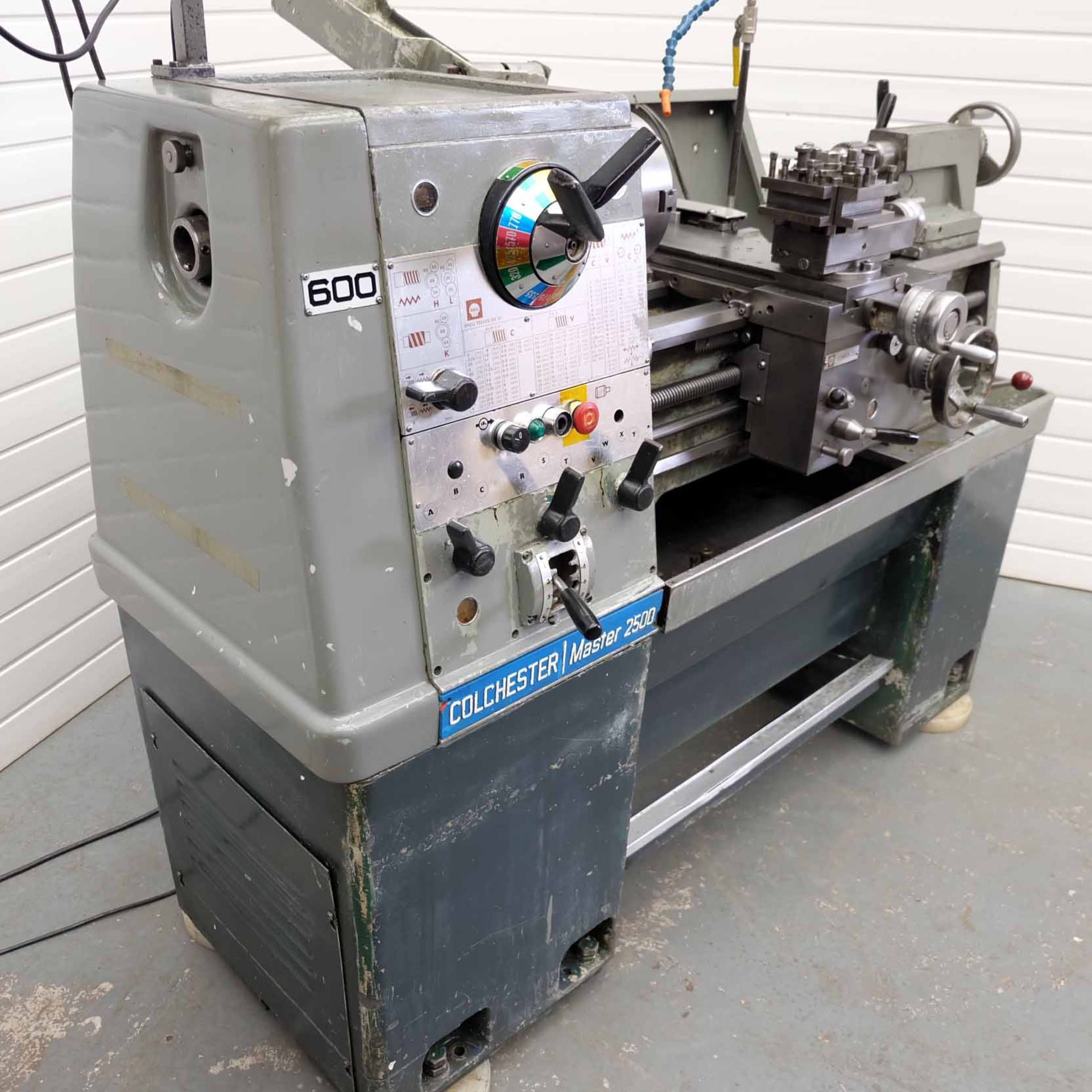 Colchester Master 2500 Centre Lathe. Swing Over Bed 13 1/4". Admits Between Centres 25". Spindle Bor - Image 9 of 13