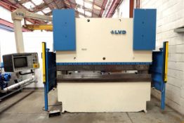 LVD Type PPEB-EQ 80/25 MNC 90 Hydraulic Power Press Brake. Capacity 80 Ton x 2500mm. MNC 90 Colour G