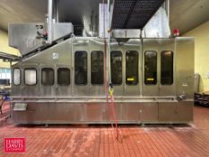 Tetra Pak Filler, Model: TR-7–ESL, S/N: 65096-50424 (Set for 8 oz) with CIP System, Model: SCU/5