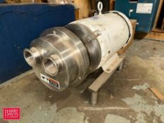 2017 UNUSED SPX 316L S/S Centrifugal Pump, Model: 2065LR, S/N: 100003292134 with Baldor 10 HP 3,450
