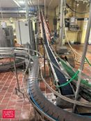 S/S Framed Incline Product Conveyor: 25' x 3.25