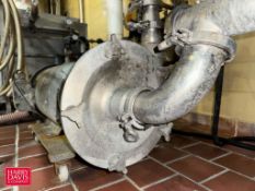 Fristam Centrifugal Pump, Model: FPX3551–250, S/N: FPX3551971809 with Baldor 15 HP 1,760 RPM Motor