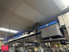 S/S Framed Overhead Case Conveyor with Drives - Rigging Fee: $3,500