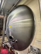 Creamery Package 7,500 Gallon Jacketed Horizontal S/S Tank, S/N: 2280 with Gauge and Sensor