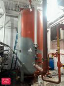R & Y Vertical Ammonia Receiver with Valves - Rigging Fee: $4,500