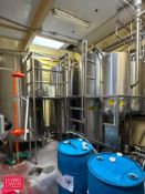 CIP System with (3) 600 Gallon S/S Tanks, (2) Recirculating S/S Tanks, (2) Centrifugal Pumps, (2)