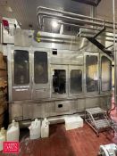 Tetra Pak Filler, Model: TR-7–ESL (Set for 8 oz) with CIP System, Model: SCU/5 with Emerson Touch