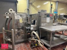 PMI Shrink Wrapper/Heat Tunnel, Model: GRC-30-55, S/N: 02545 with Allen-Bradley Micro HMI