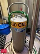 Klenzade S/S Portable Sanitizing Foaming Station with Hose and Nozzle - Rigging Fee: $40