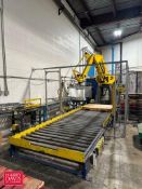 Fanuc Palletizing Robot, Model: M-410iA with Allen-Bradley PanelView Plus Touch Screen HMI, Fanuc