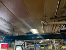 Hytrol Overhead Roller Conveyor: 85' x 13