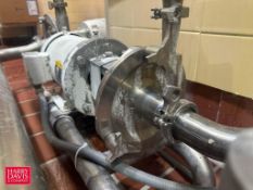 Fristam Centrifugal Pump, Model: FPX722–145, S/N: FPX722002187 with Baldor 5 HP 1,750 RPM Motor