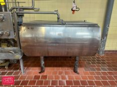 250 Gallon S/S Tank with Hinged Lid - Rigging Fee: $500
