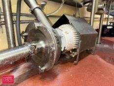 Fristam Centrifugal Pump, Model: FPX3451-250, S/N: FPX3451108003 with Baldor 10 HP 1,760 RPM Motor