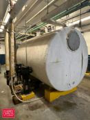 3,000 Gallon Insulated Hot Water Tank with (2) Grundfos Vertical Pumps - Rigging Fee: $5,000
