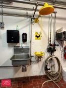 S/S Wash Sink and Eye Wash Station and Hose Station - Rigging Fee: $250
