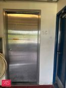 S/S Door: 7’ x 34” - Rigging Fee: $250