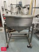 S/S Can Dump Hopper - Rigging Fee: $500