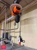 Jet 1 Ton Capacity Electric Chain Hoist with Trolley and Beam - Rigging Fee: $150