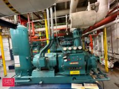 Sullair Rotary Screw Compressor, Model: CZOLA717-3.7, S/N: 41423IGH, 350 HP and Siemens-Allis Soft