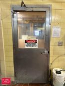 S/S Door: 7 x 3 with window - Rigging Fee: $350