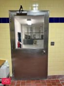 S/S Door with Window: 7’ x 42