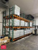 Sections: 3-Deep Pallet Racking with Rollers: 14' x 8 - Rigging Fee: $1,250