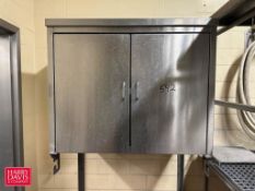S/S Wall Mounted Cabinet - Rigging Fee: $100
