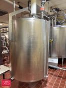 450 Gallon Dome-Top, Dish-Bottom S/S Tank - Rigging Fee: $2,500