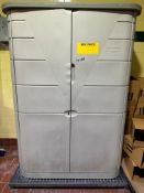 Rubbermaid Cabinet with S/S Framed Base and Contents - Rigging Fee: $50