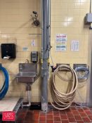 Koch S/S Hand Sink with Knee Controls Soap and Paper Towel Dispensers - Rigging Fee: $350