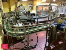 S/S Framed Product Conveyor with Drive: 25' x 3.25