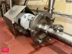 Fristam Centrifugal Pump, Model: FPX3451-250, S/N: FPX34510901108 with Baldor 10 HP 1,760 RPM Motor