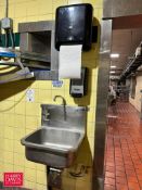 Koch S/S Hand Sink with Knee Controls and Paper Towel and Soap Dispensers - Rigging Fee: $250