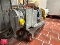 Fristam Positive Displacement Pump, Model: FKL25, S/N: FKL250802436 with Baldor 2 HP 1,755 RPM Motor