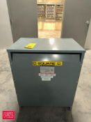 Square D 3-Phase Transformer, Model: EE75T3H - Rigging Fee: $100
