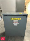 Square D 3-Phase Transformer, Model: EE75T3H - Rigging Fee: $100