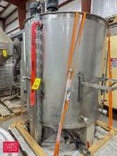 800 Gallon S/S Vertical Tank - Rigging Fee: $400