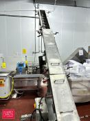 Portable S/S Auger Conveyor, 140” Length with Hopper and Drive (Location: Lakewood, NJ)
