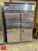Continental S/S 2-Door Refrigerator/Freezer, Model: 2FE-LT-SS, S/N: 15446421 - Rigging Fee: $200