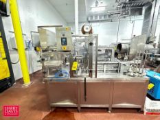 Packline S/S Single Lane Cup Sealer, Model: PXG-1, S/N: PL700342 with Allen-Bradley PanelView 300