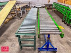 (2) Section: Roller Conveyor: 10' Length x 16