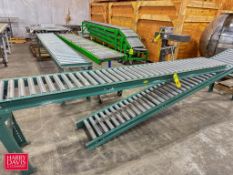 (2) Section: Hytrol Roller Conveyor: 20' Length x 18
