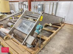 Meyer Inclined Power Belt Conveyor, Model: FSW-960-24, S/N: 973: 142